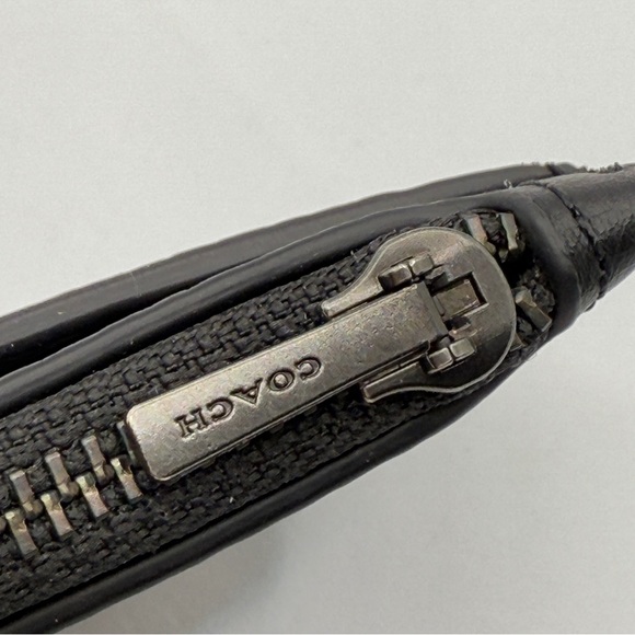 Coach CW222 Cosmic Zip Card Case With Rocket Graphic in Black - Picture 4 of 10